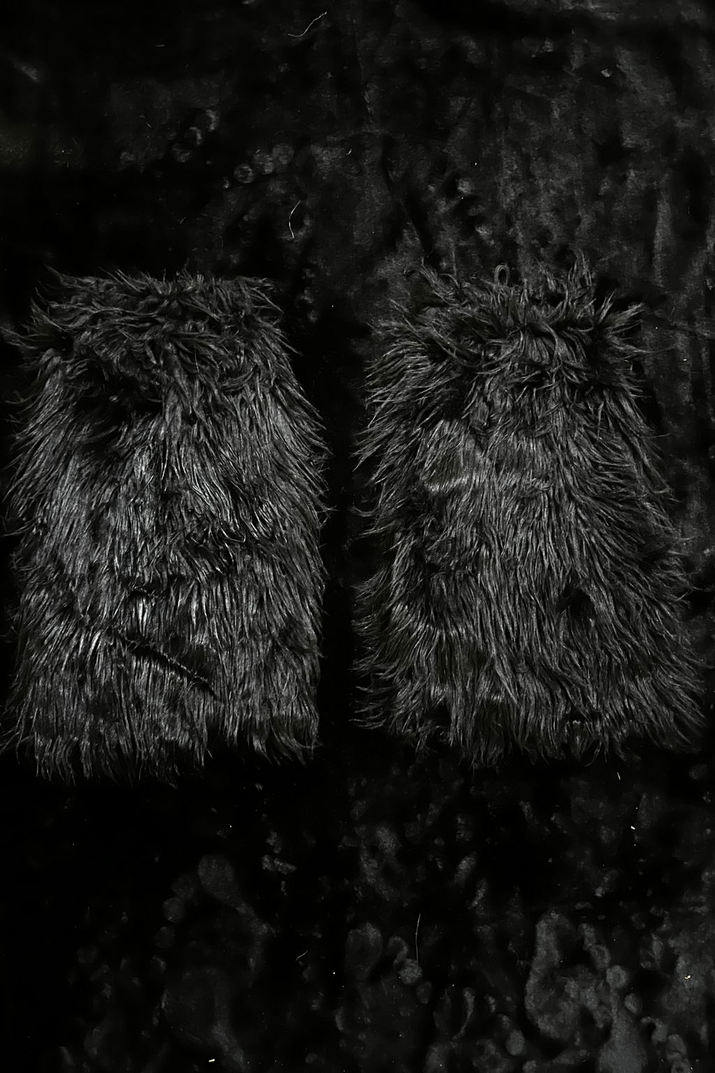 Black fur cover