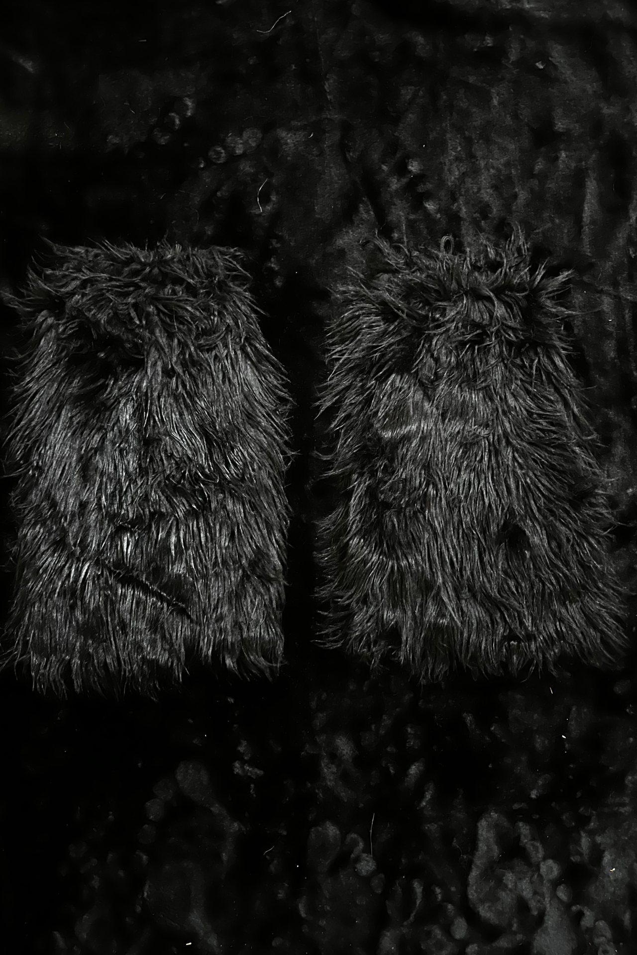 Black fur cover